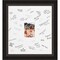 Trio Signature Mat Picture Frame, Photo Frame Wedding Guest Book Alternative, Autograph Picture Mat for Signature Board, Wedding Celebrations Graduations Support Encouragement or Retirement